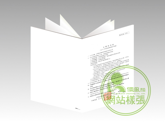 公開說明書